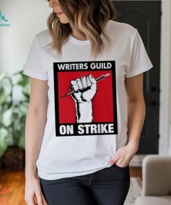 Rebekah Entralgo Writers Guild On Strike Shirt