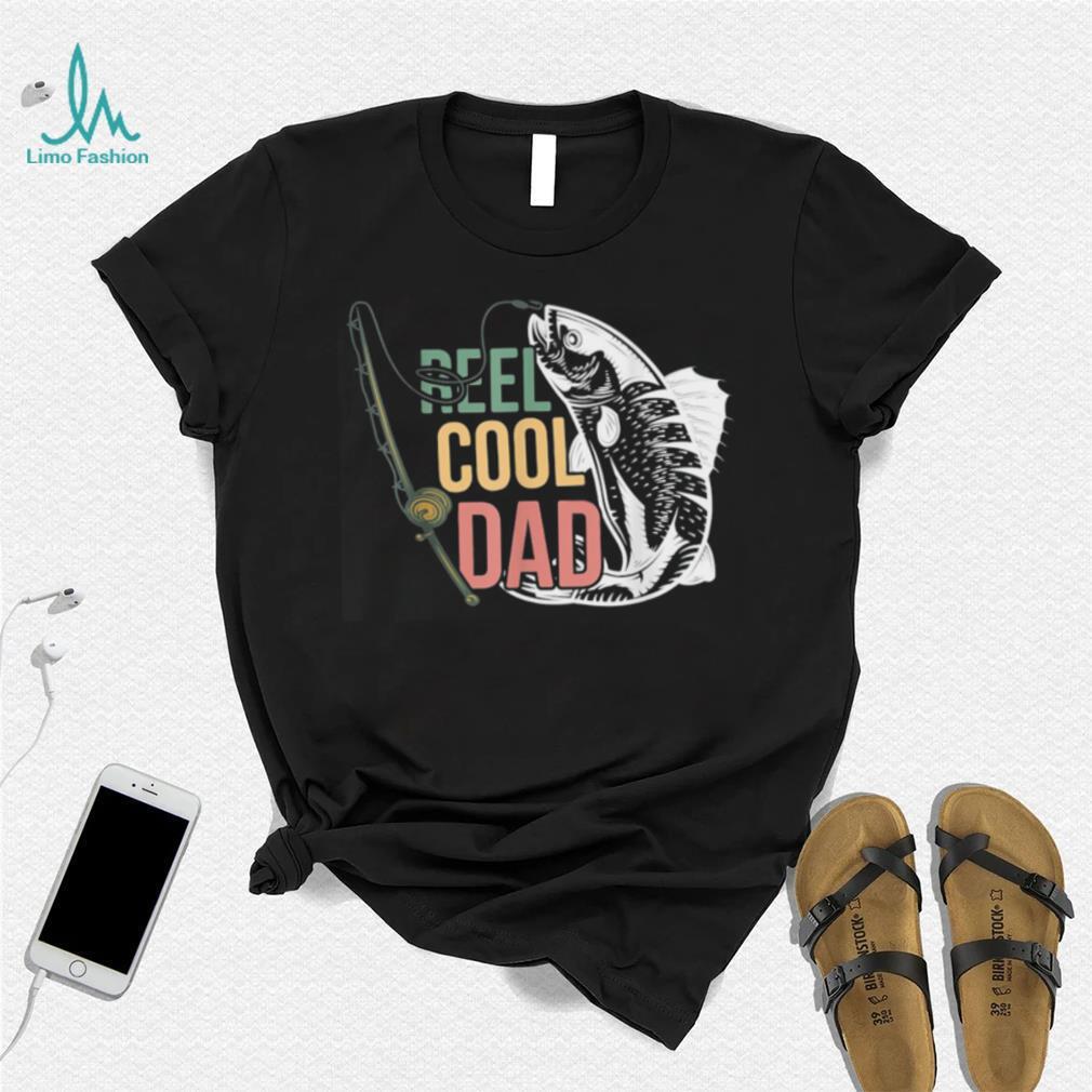 Reel Cool Dad Father's Day Fisherman Fishing Vintage T Shirt - Limotees