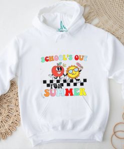 Retro Groovy School’s Out For Summer Graduation Teacher T Shirt