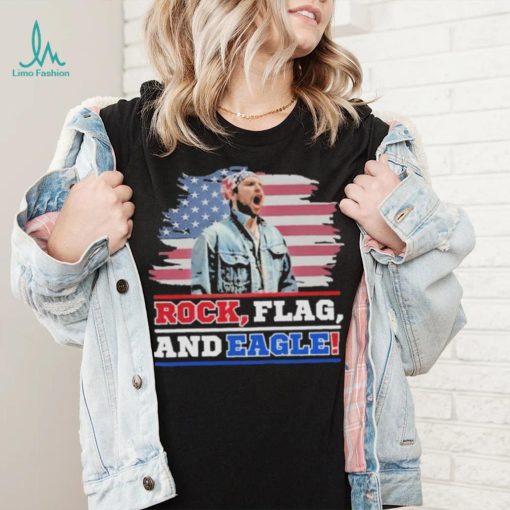 Rock Flag and Eagle American flag shirt