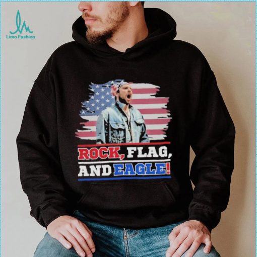 Rock Flag and Eagle American flag shirt