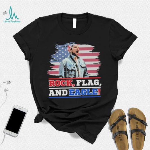 Rock Flag and Eagle American flag shirt