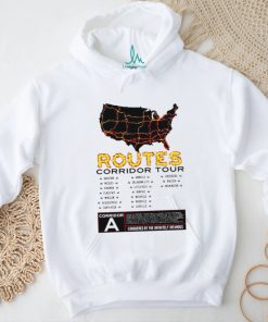 Routes Corridor Tour American State shirt