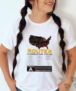 Routes Corridor Tour American State shirt