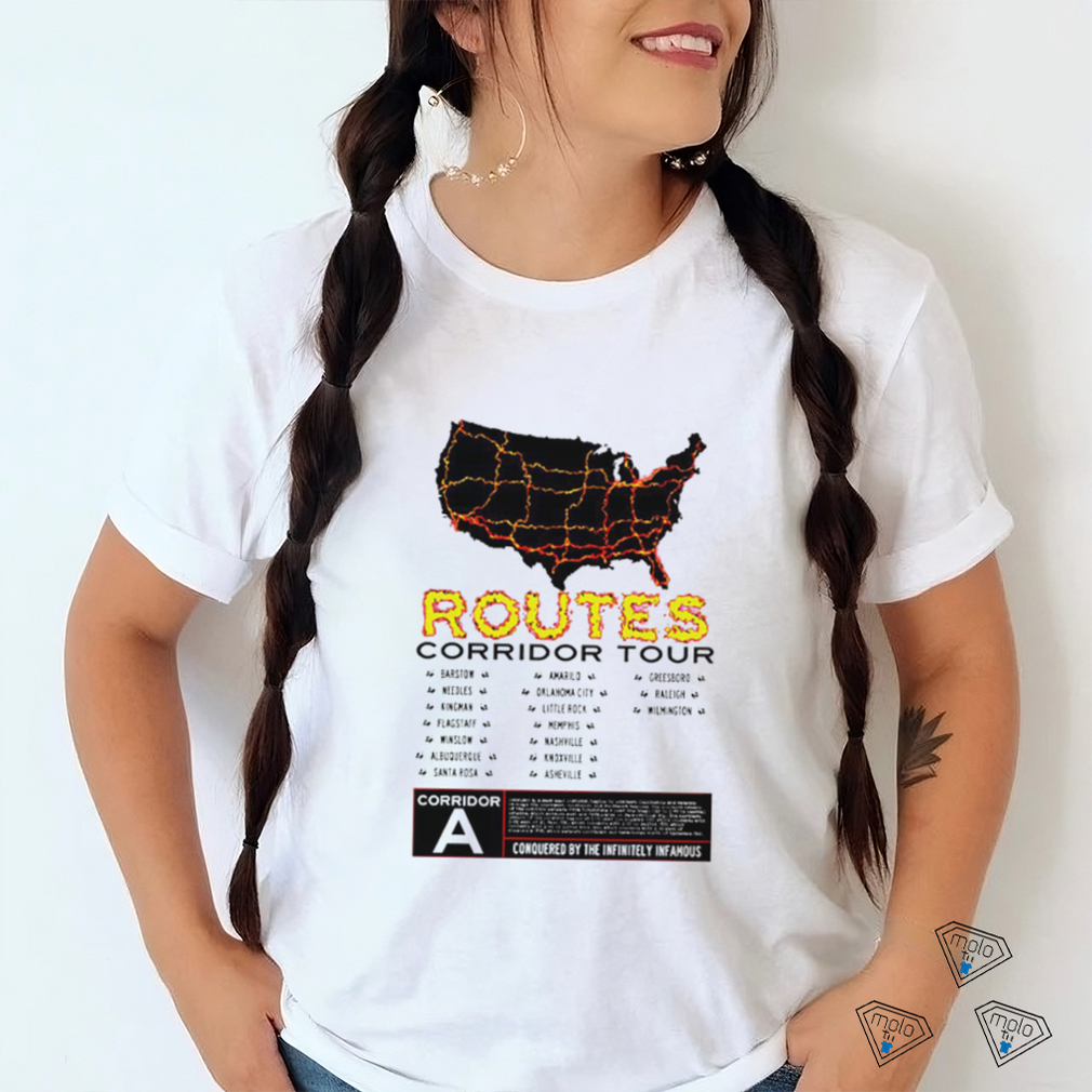Routes Corridor Tour American State shirt Routes Corridor Tour American State shirt