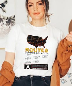 Routes Corridor Tour American State shirt