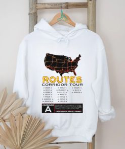 Routes Corridor Tour American State shirt