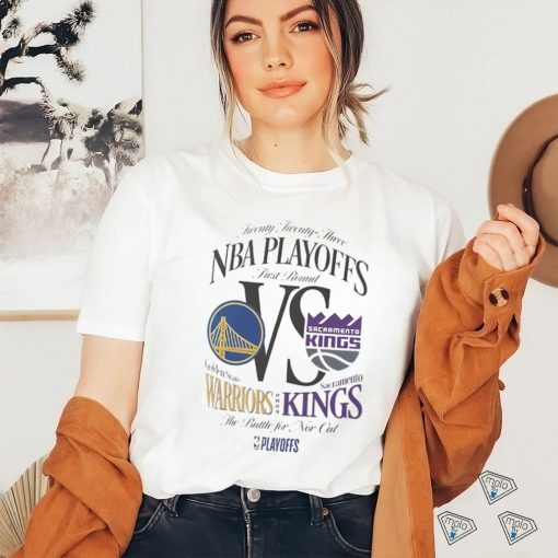Sacramento Kings vs. Golden State Warriors 2023 NBA Playoffs Matchup Shirt