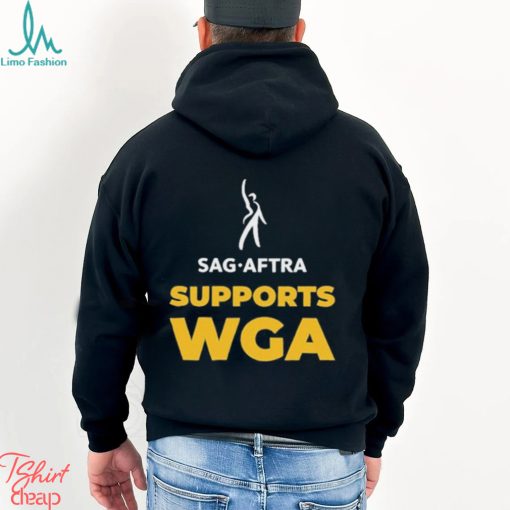 Sag Aftra Supports Wga On Strike Shirt