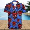 Palm Wave Black High Quality Hawaiian Shirt