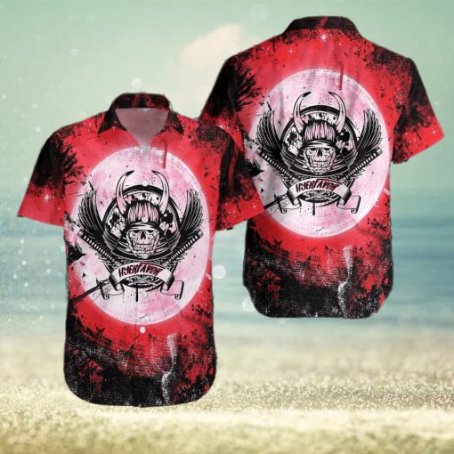 Samurai Skull Hawaiian Shirt