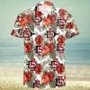 Hawaiian Aloha Shirts Skull Flower Leaves