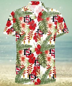 San Diego State Aztecs Men’s Basketball Tropical Pattern Gift For Fans 3D Cheap Hawaiian Shirt