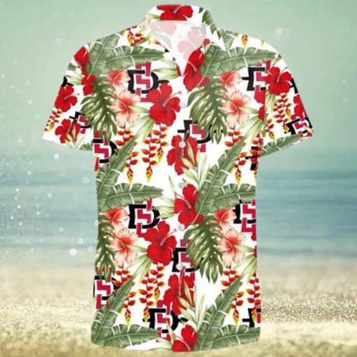 San Diego State Aztecs Men’s Basketball Tropical Pattern Gift For Fans 3D Cheap Hawaiian Shirt