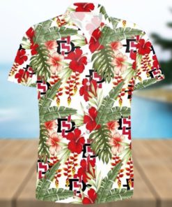 San Diego State Aztecs Men’s Basketball Tropical Pattern Gift For Fans 3D Cheap Hawaiian Shirt