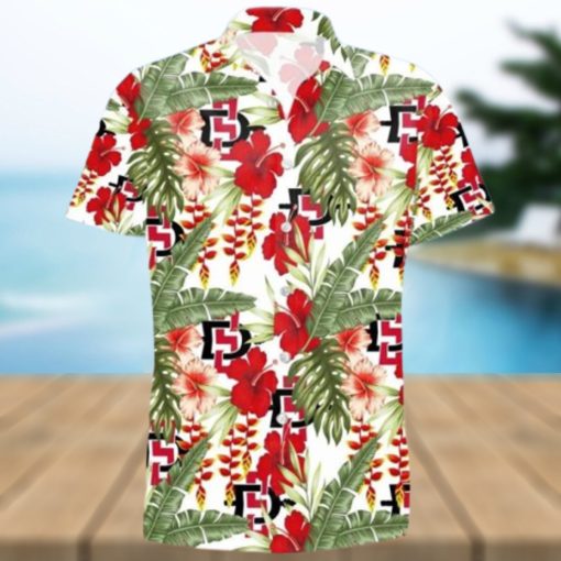 San Diego State Aztecs Men’s Basketball Tropical Pattern Gift For Fans 3D Cheap Hawaiian Shirt