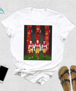 San Francisco 49ers George Kittle Nick Bosa Fred Warner art shirt