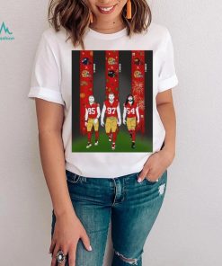 San Francisco 49ers George Kittle Nick Bosa Fred Warner art shirt
