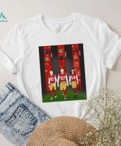 San Francisco 49ers George Kittle Nick Bosa Fred Warner art shirt
