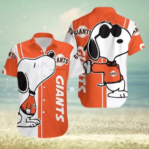 San Francisco Giants Snoopy Hawaiian Shirt For Men For Men