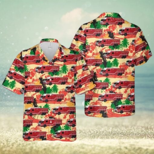 San Jose Fire Department Hawaiian Shirt Outfit