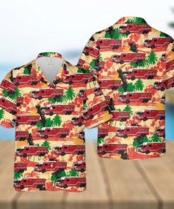 San Jose Fire Department Hawaiian Shirt Outfit