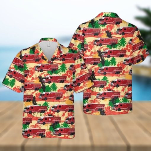 San Jose Fire Department Hawaiian Shirt Outfit