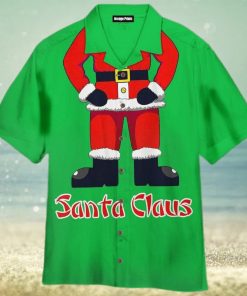 Santa Claus Aloha Printed 3D Hawaiian Shirt For Men Women