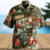 Santa Claus Rides Tank To Come Christmas Hawaiian Shirt