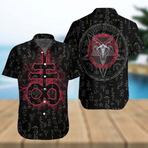 Satanism Magic Circle Hawaiian Shirt