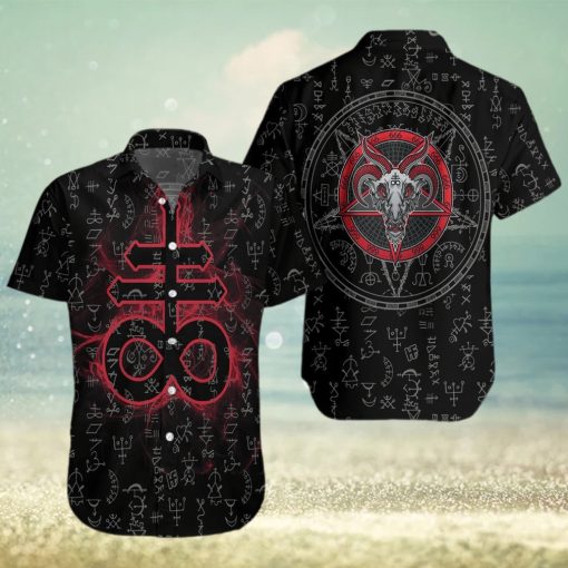 Satanism Magic Circle Hawaiian Shirt