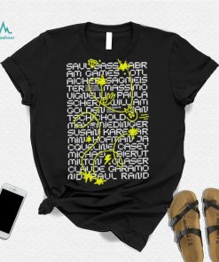 Saul Bass Abram Games shirt