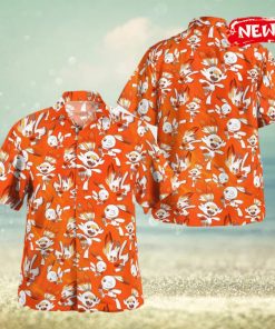 Scorbunny Pattern Summer Design Hawaiian Shirt and Short