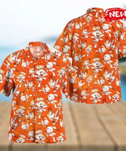 Scorbunny Pattern Summer Design Hawaiian Shirt and Short