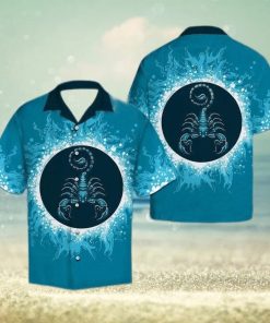 Scorpio Water Circle Zodiac Hawaiian Shirt