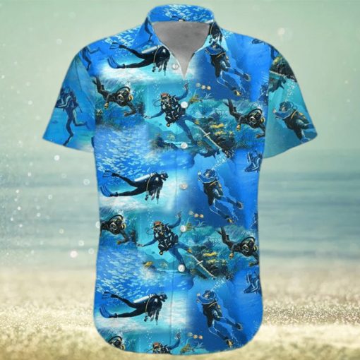 Scuba Diving Hawaiian Shirt