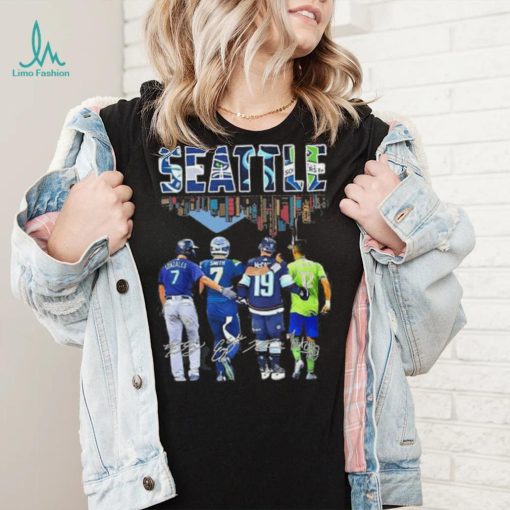 Seattle Gonzales Smith Skylines 2023 signatures shirt