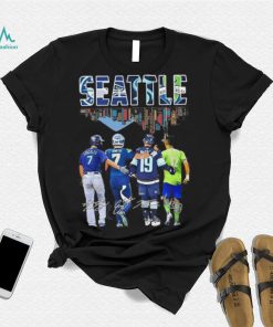 Seattle Gonzales Smith Skylines 2023 signatures shirt