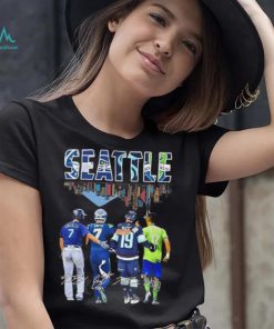 Seattle Gonzales Smith Skylines 2023 signatures shirt