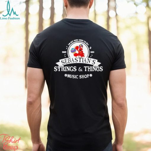 Sebastian’s Strings & Things Music Shop Little Mermaid Shirt