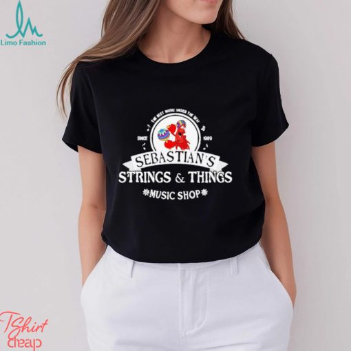 Sebastian’s Strings & Things Music Shop Little Mermaid Shirt