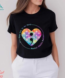 Semicolon Heart Suicide Prevention Mental Health Awareness T Shirt