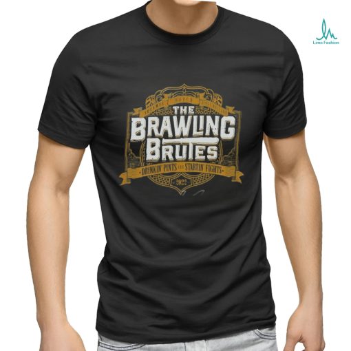 Sheamus, Butch & Ridge Holland WWE Autographed Fanatics Authentic The Brawling Brutes T Shirt