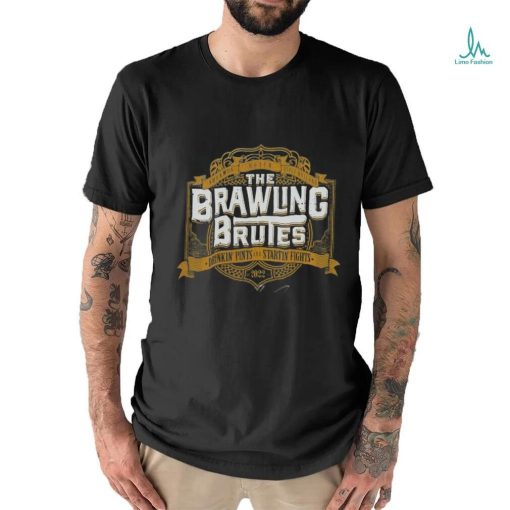 Sheamus, Butch & Ridge Holland WWE Autographed Fanatics Authentic The Brawling Brutes T Shirt