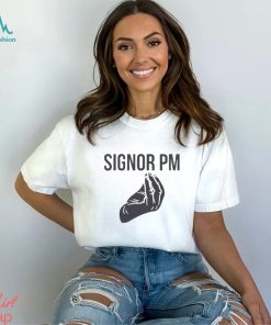 Signor Pm Hand Gesture shirt