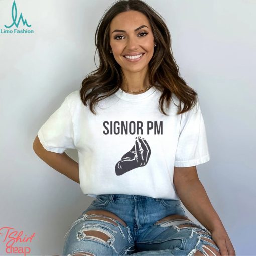 Signor Pm Hand Gesture shirt