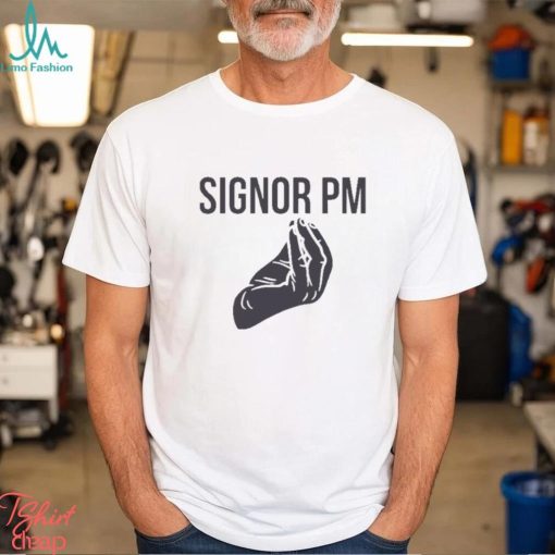 Signor Pm Hand Gesture shirt