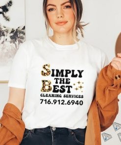 Simply The Best Image with Phone Number T shirt