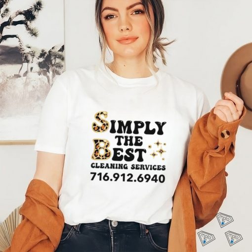 Simply The Best Image with Phone Number T  shirt