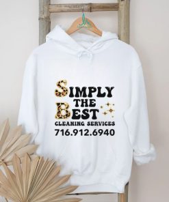 Simply The Best Image with Phone Number T shirt